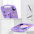 Husă pentru copii pentru Xiaomi Pad 7 / Xiaomi Pad 7 Pro, Cute Patterns, cu suport, violet