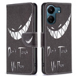 Cu clapetă pentru Xiaomi Redmi 13C / Poco C65, Wallet, Don't Touch My Phone, albastru