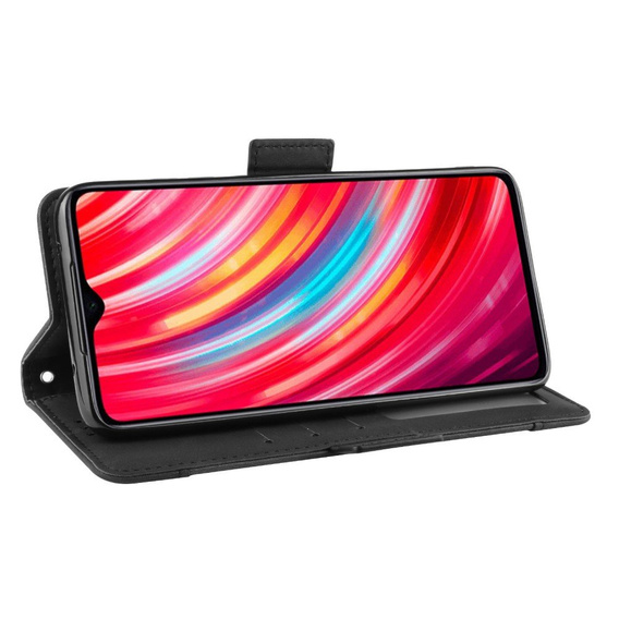 Cu clapetă pentru Xiaomi Redmi Note 8 Pro, Card Slot, negru