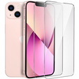 2x sticlă călită pentru iPhone 13/13 Pro, ERBORD 9H Hard Glass pe ecran