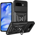 Husă blindată pentru Google Pixel 9A, CamShield Slide, negru