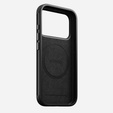 Husă Nomad pentru iPhone 17 Pro, husă modernă din piele, negru