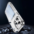 Husă pentru iPhone 16 Pro, Card Holder Kickstand, transparent