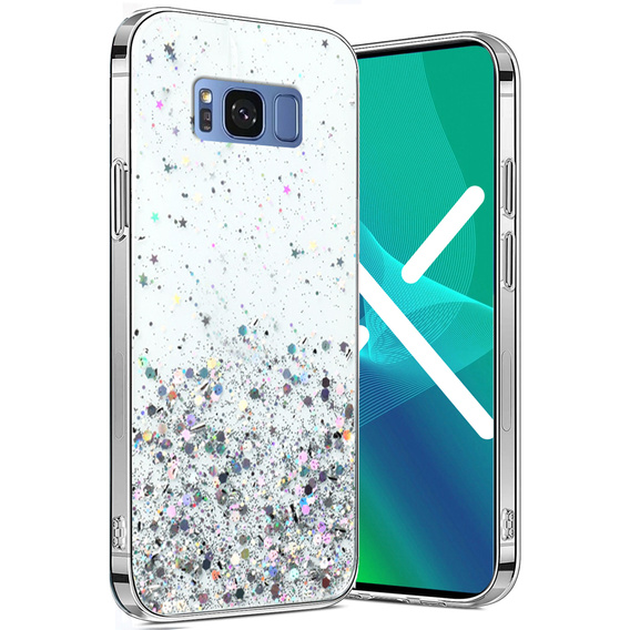 Huse pentru Samsung Galaxy S8+ Plus, Glittery, transparentă