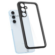 Carcasa Spigen pentru Samsung Galaxy A55 5G, Ultra Hybrid, negru + sticlă temperată 9H