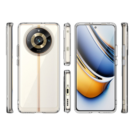 Huse pentru Realme 11 Pro 5G / 11 Pro+ 5G, Fusion Hybrid, transparentă