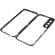 Husa pentru Samsung Galaxy S21, Magnetic Dual Glass, negru