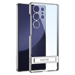 Carcasă pentru Samsung Galaxy S25 Ultra, GKK Kickstand Hard Case, de argint