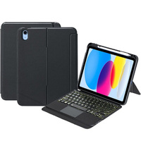 Carcasă + tastatură iPad 10.9 2022 10 GEN, keyboard Pen Slot, negru