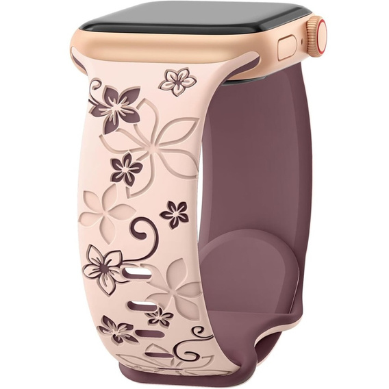 Curea din silicon pentru Apple Watch 1/2/3/4/5/6/7/8/9/SE 38/40/41/mm