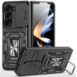 Husă blindată pentru Samsung Galaxy Z Fold6 5G, CamShield Slide, negru