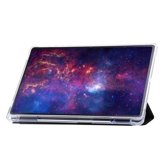 Husă pentru Samsung Galaxy Tab S9 Ultra, Smartcase Hybrid, cu spațiu pentru stylus, negru