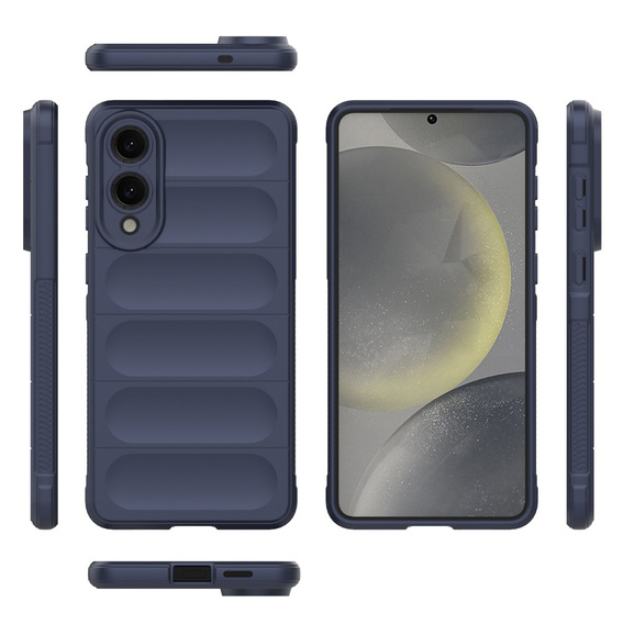 Huse pentru Samsung Galaxy S25 Edge, Gaming Shockproof, albastru închis