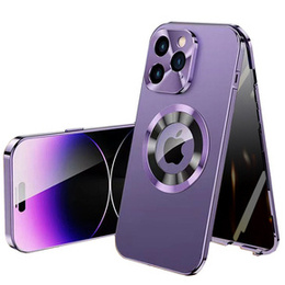 Husă pentru iPhone 13 Pro Max, Dual Glass, pentru Magsafe, violet