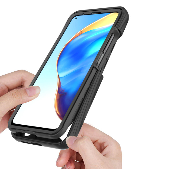 Carcasă pentru Xiaomi Mi 10T / 10T Pro, Shockproof, cu folie, albastru