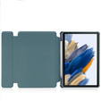 Husă pentru tastatură pentru Samsung Galaxy Tab A9+, Rotary 360° Leather, verde închis