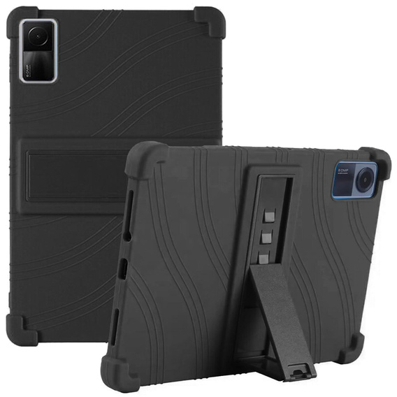 Silicon husă pentru Xiaomi Redmi Pad SE 11", Impact, armat, negru