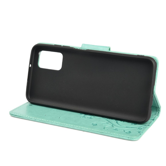 Cu clapetă pentru Xiaomi Redmi 10, Butterfly, verde