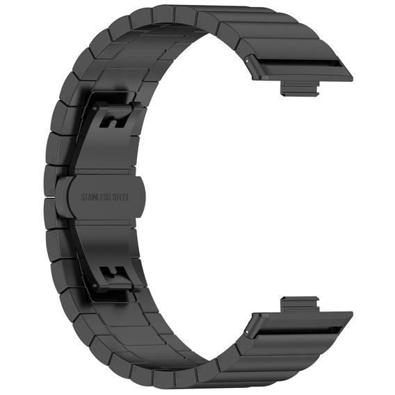 Brățară din oțel pentru Huawei Watch Fit 4 / 4 Pro / 3, negru