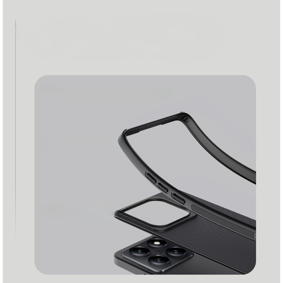 Husa NILLKIN pentru Xiaomi 14T Pro, Frosted Shield, pentru MagSafe, negru