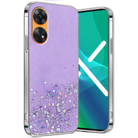 Huse pentru Oppo Reno8 T, Glittery, violet