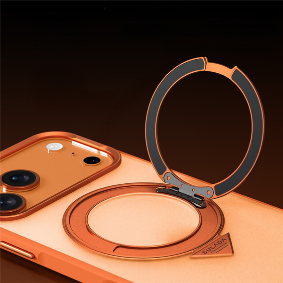 SULADA Magnetic Matte - Husă MagSafe cu suport pentru iPhone 17 Pro