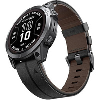 Curea din piele Quickfit pentru ceasurile Garmin Fenix 5X/6X/6X PRO/7X