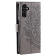 Cu clapetă pentru Samsung Galaxy A55 5G, Mandala Flower, verde