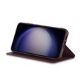 Cu clapetă pentru Samsung Galaxy S23 Plus, GKK Leather, maroon