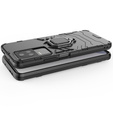 Huse pentru Xiaomi Poco F4 5G, Kickstand Ring, negru