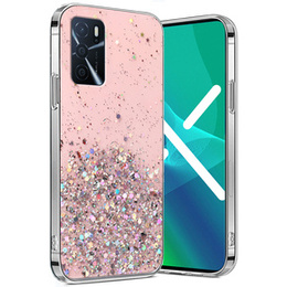 Huse pentru Oppo A16 / A16s / A54s, Glittery, roz