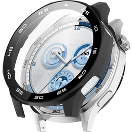 Carcasă 2in1 + sticlă călită pentru Huawei Watch GT 5 46mm, transparentă