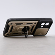 Husă blindată pentru Motorola Moto G84 5G, CamShield Slide, de aur