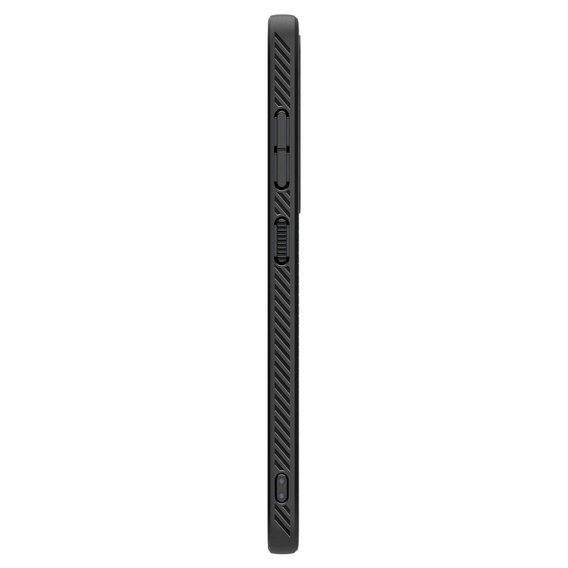 Carcasa Spigen pentru Samsung Galaxy S25+ Plus, Liquid Air, negru + 9H Tempered Glass
