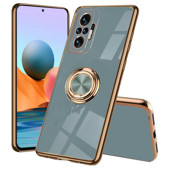 Huse pentru Xiaomi Redmi Note 10 Pro, Electro Ring, gri