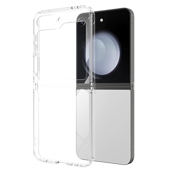 Huse pentru Samsung Galaxy Z Flip7 FE / Z Flip6, Fusion Hybrid, transparentă