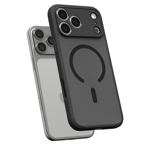 Carcasă Spigen Ultra Hybrid MagSafe pentru iPhone 17 Pro, Frost Black