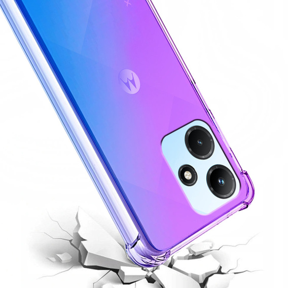 Husa pentru Infinix Hot 30i, Gradient Dropproof, Violet / albastru