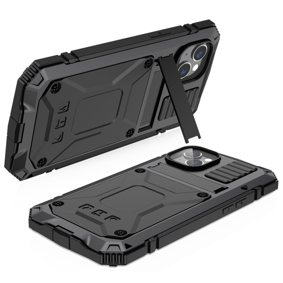 Husă blindată pentru iPhone 14, R-JUST, negru