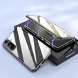 Husa pentru Samsung Galaxy A36, Magnetic Dual Glass, negru