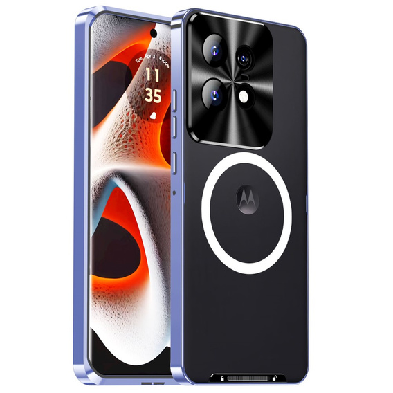 Carcasă de protecție pentru camera foto pentru Motorola Edge 50 Pro 5G, CamShield MagSafe, violet