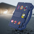 Husă pentru copii pentru Lenovo Tab TB311FU, Cute Patterns, cu suport, albastru închis