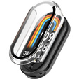 Carcasă 2in1 + sticlă călită pentru Xiaomi Smart Band 10 / 9 / 8, negru