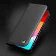 QIALINO piele portofel flip caz pentru iPhone 17 Pro - negru
