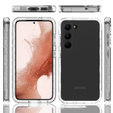 Carcasă pentru Samsung Galaxy S23, Shockproof, cu folie, transparentă