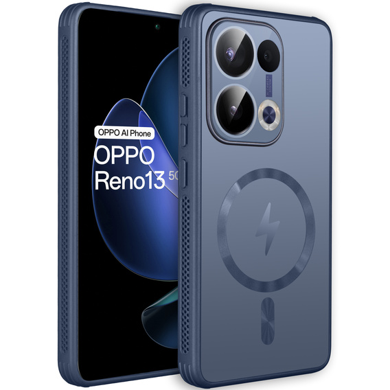 Carcasă pentru Oppo Reno 13, MagSafe, albastru
