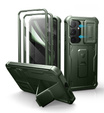 Husă blindată pentru Samsung Galaxy S25+ Plus, Dexnor Full Body (Two Frames), verde