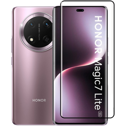 Sticlă călită 3D pentru Honor Magic 7 Lite, cadru negru