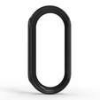 Carcasă 2in1 + sticlă călită pentru Xiaomi Smart Band 10 / 9 / 8, negru