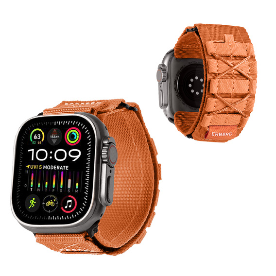 ERBORD Runner curea din nylon pentru Apple Watch 1/2/3/4/5/6/7/8/9/SE/ULTRA/ULTRA 2 42/44/45/49MM